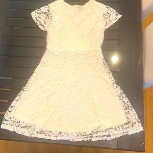 ADORABLE CREAM DRESS! Worn for engagement photos